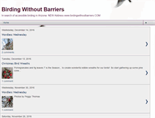 Tablet Screenshot of birdingwithoutbarriers.com